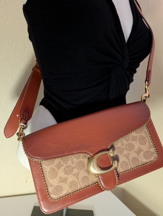 Coach Handbags - archival drip | Coach Tabby 26 | riveted + signature canvas crossbody purse